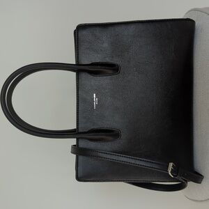 Black David Jones Satchel Purse